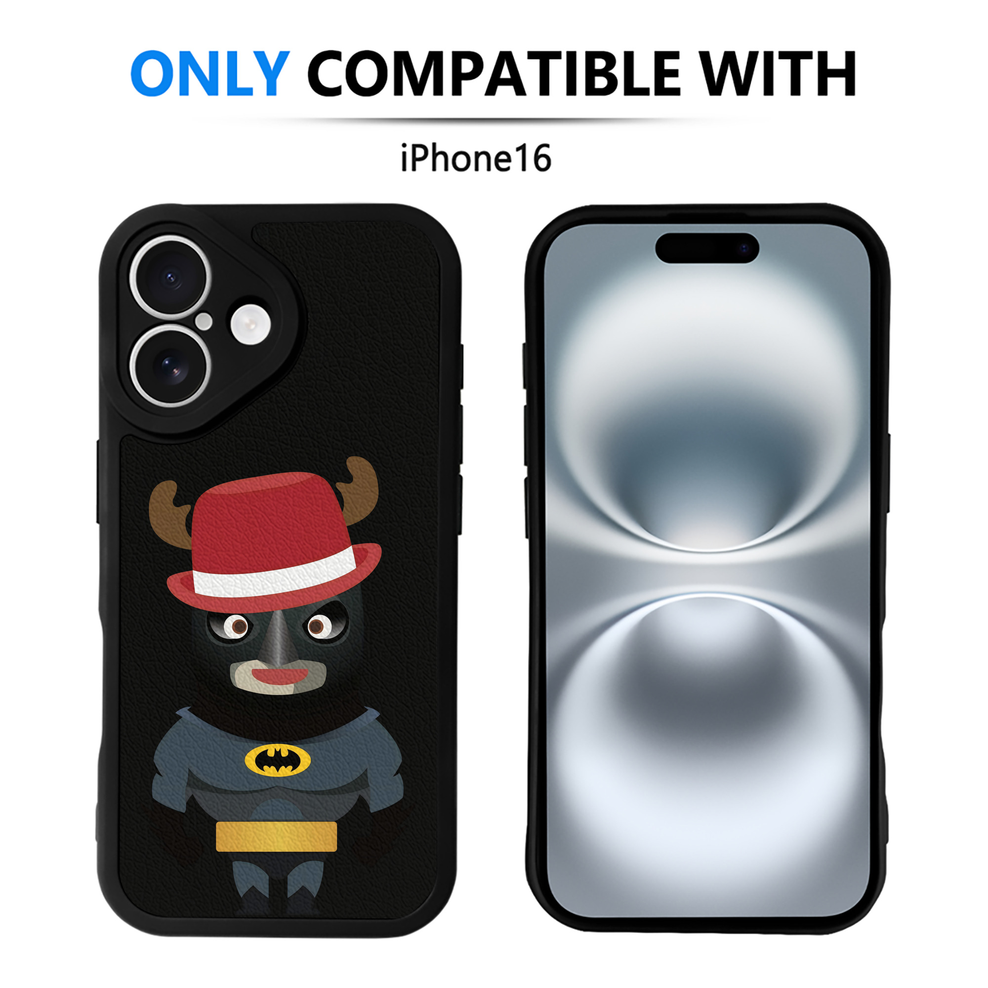 （画像用） アベンジャーズ The Avengers 【iPhone 16シリーズ対応】シリコンスマホケース（レザー調） 材質：シリコン